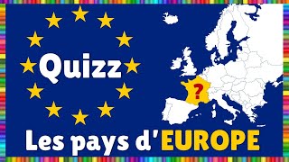 Quizz  Les pays dEurope [upl. by Elleira]