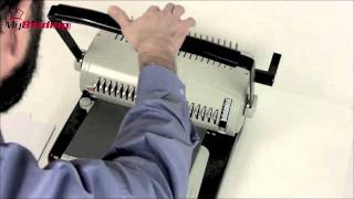 How To Use A Comb Binding Machine [upl. by Lat]