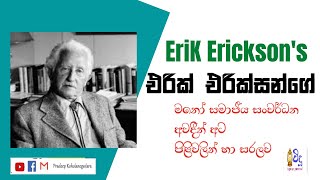 Human Development Stages  Eric Erickson  Vidushree Lanka  the Sinhala මිනිසාගේ සංවර්දන අවදීන් [upl. by Yoral]