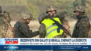 MApN Exercițiu de mobilizare în țară Rezerviștii chemați la unitățile militare [upl. by Aniz]