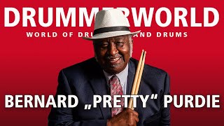 Bernard quotPrettyquot Purdie About Setting UP The Drum Set bernardpurdie drummerworld [upl. by Gurney]