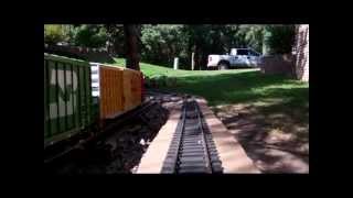 The G amp S Garden Railroad Scenes Train Ride Engineer Cab View [upl. by Arthur268]