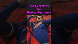 Bed Exercises for Better Recovery  Anantha Rao Athlete  viralvideo motivation shortsviral [upl. by Iz]