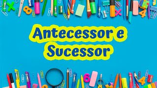 ✅📚 ANTECESSOR E SUCESSOR de um Número  Questão de Matemática [upl. by Aynos192]