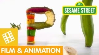 Sesame Street Which Foods Begin with the Letter P [upl. by Omsoc]