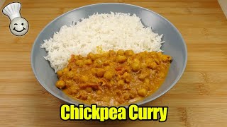 Easy Chickpea Curry Recipe  Chickpea Masala Recipe [upl. by Joelly]