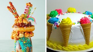 15 Amazingly Simple Cake Decorating Ideas [upl. by Ardnama]