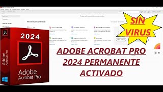 ✅INSTALACIÓN de ADOBE ACROBAT PRO 2024 ACTIVADO ULTIMA VERSION 👌 adobeacrobat adobe acrobat [upl. by Cherlyn]