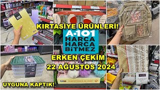 ERKEN ÇEKİM A101 22 AĞUSTOS 2024 A101 KIRTASİYE ÜRÜNLERİ 2024 A101 AKTÜEL ÜRÜNLERKAÇMAZ [upl. by Adriene]