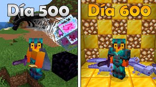 Sobreviví 600 Días en MINECRAFT HARDCORE pero en la 120 [upl. by Asylla8]