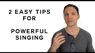 Two Fun and Easy Tips for More Powerful Singing [upl. by Odlanor]