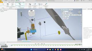 Inventor 2025  Projekt Mancini Motor Explosionszeichnung [upl. by Regnig]