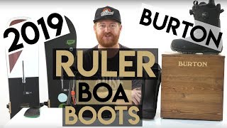 2019 Burton Ruler BOA Snowboard Boots Review [upl. by Ciapas]