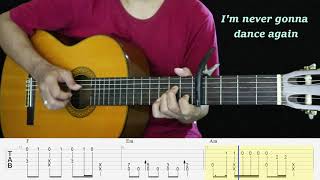 Careless Whisper  George Michael  Fingerstyle Guitar Tutorial TAB  Chords [upl. by Seerdi]