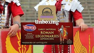 Unboxing Victrix Miniatures Early Imperial Roman Legionaries Advancing Unboxing [upl. by Ymassej]