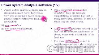 Power System Analysis Software Clasffication IPSA Downloading ENGLISH version [upl. by Arnelle]