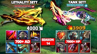 LETHALITY SETT vs TANK SETT FULL BUILD FIGHTS amp WHICH BUILD BETTER [upl. by Sandi]