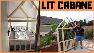 LIT MONTESSORI LIT CABANE FAIT MAISON SIMPLE ÉCONOMIQUE ET DURABLE [upl. by Codd923]