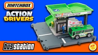 UNBOXING Matchbox Action Drivers Park amp Play Garage Playset 2021 [upl. by Namien]