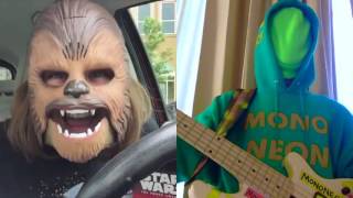 MonoNeon Mom Puts On A Chewbacca Mask And Is Super Excited quotIts the simple joys in lifequot [upl. by Aleuqahs573]