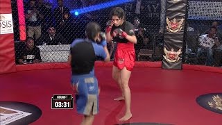 Saala Khadoos Actress Ritika Singh  High Octane MMA Fight in SFL [upl. by Eiramanin]