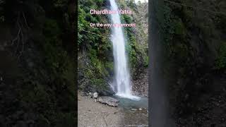 Chardham Yatra part6 mountains jeevanyapan chardhamyatra waterfall [upl. by Lhary]