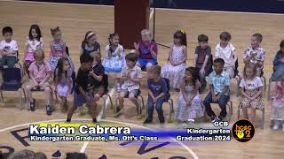 GC Burkhead Kindergarten Graduation 2024 SC [upl. by Anitserp466]