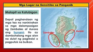 MGA LUGAR NA SENSITIBO SA PANGANIB  GITNANG LUZON  REHIYON 3 [upl. by Lauder]