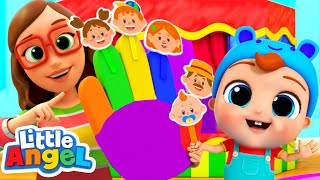 Finger Family Puppet Show  Little Angel Kids Songs amp Nursery Rhymes [upl. by Llehsem849]