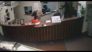 WATCH Exclusive video shows jewelry store shootout [upl. by Ahseyd381]