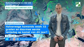 Voorjaarsvakantie zacht van start komende week 15 graden en eerste lentedag op komst van dit jaar [upl. by Aznerol37]