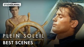 Best of Alain Delon in PLEIN SOLEIL  Part 1 with English Subtitles [upl. by Lleval562]