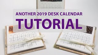 TUTORIAL Use What You Have Desk Calendar [upl. by Deer84]