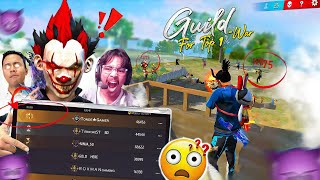 Road to Top 1 in Guild War 😮 My First Ever Gameplay Against No 1 Guild 🥴 Free Fire Max [upl. by Woodhouse714]