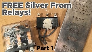 Ben Builds Extract FREE Silver from Relay Contacts  Part 1 [upl. by Lawlor219]