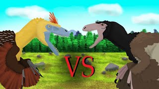 Utahraptor vs Dakotaraptor  Pivot Animation Battle [upl. by Draned]