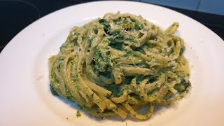 Makarona me Spinaq dhe Gjize  Creamy Spinach Pasta with Ricotta Cheese [upl. by Countess]