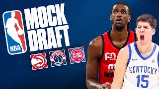 FIRST PostNBA Lottery MOCK DRAFT  CBS Sports [upl. by Eniretak]