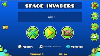 Space Invaders  Layout preview  geometry dash 22 [upl. by Assenar]