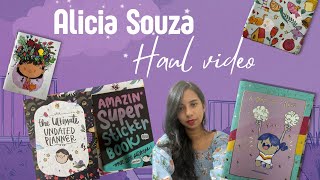 Alicia Souza Planner Flipthrough undated and Product haul [upl. by Zanas166]