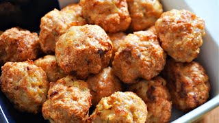 Air Fryer Chicken Meatballs  Juicy and Delicious  Ready in 25 Minutes from Scratch [upl. by Lontson880]