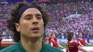 Germany v Mexico anthems world cup 2018  17 June 2018 [upl. by Pronty]