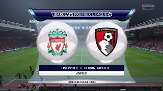 FIFA 16 Liverpool Vs Bournemouth at Anfield [upl. by Yelnik]