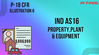 IND AS 16 Property Plant amp Equipment Illustration 6 page 21 P18 CFR CMA Final in Tamil [upl. by Mychal]