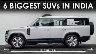 6 BIG SIZE 7 SEATER SUVS IN INDIA  ट्रक जितनी बड़ी SUVs [upl. by Hoashis881]