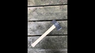 Making A Fort Megis Belt Axe [upl. by Nnylassej]