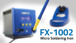 HAKKO FX1002 Micro Soldering Iron — Video by American Hakko [upl. by Brandice125]