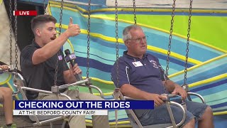 Bedford County Fair checking out the rides [upl. by Yerffoeg458]