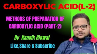 CARBOXYLIC ACIDL2 Methods of preparation of carboxylic acidP2NEETJEE12th CBSECHSE [upl. by Templas798]