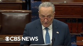 Chuck Schumer calls rise in antisemitism a quot5alarm firequot in Senate floor speech [upl. by Analed]